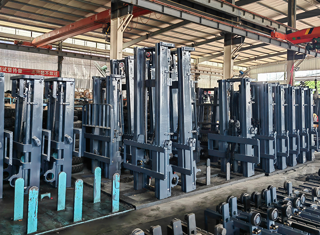 CNC punching machines for forklift parts