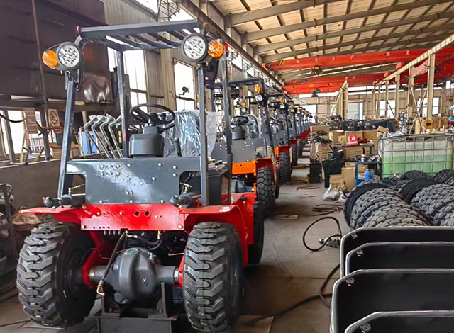Smart logistics sorting in forklift assembly
